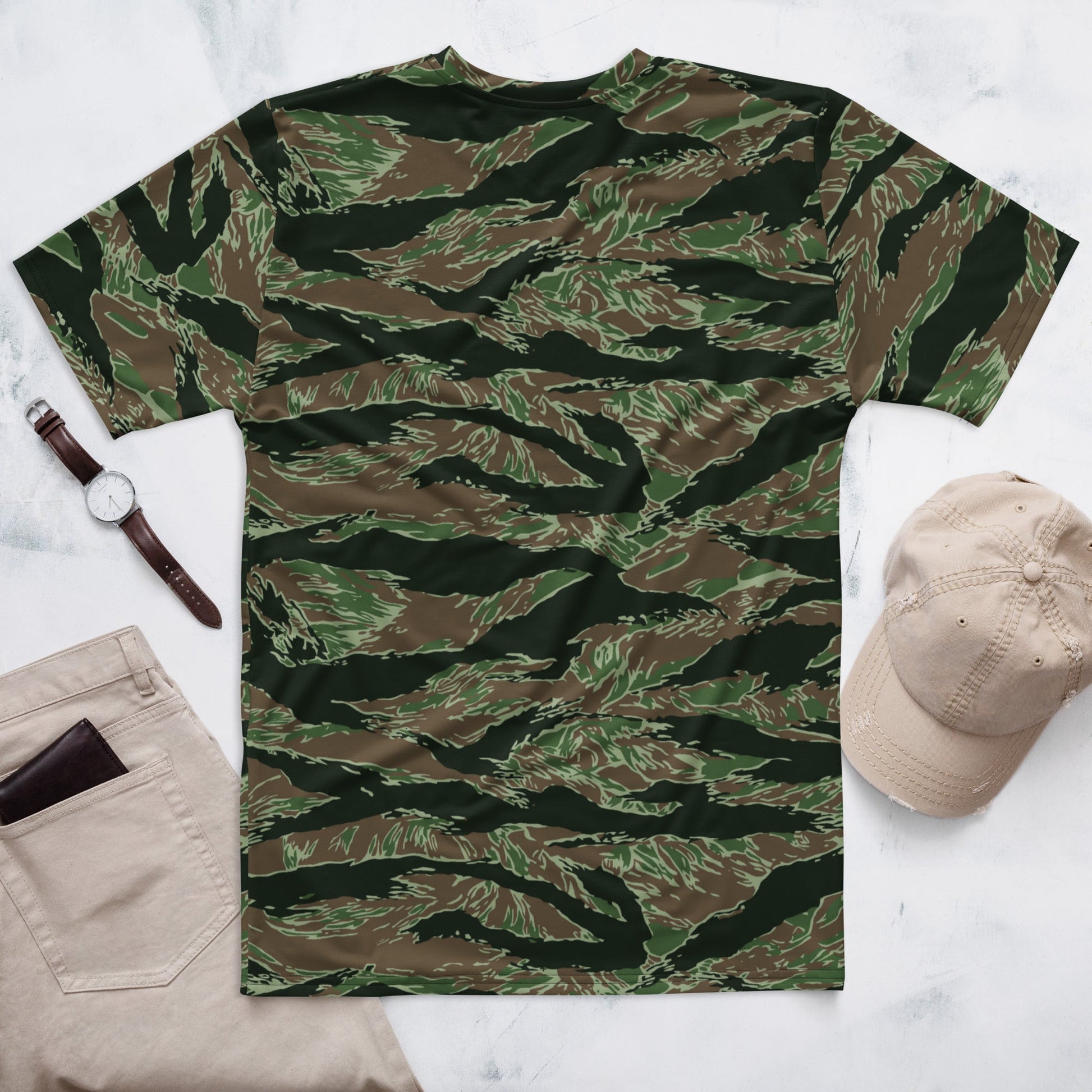 American Tiger Stripe Viper CAMO Mens t-shirt - T-Shirts