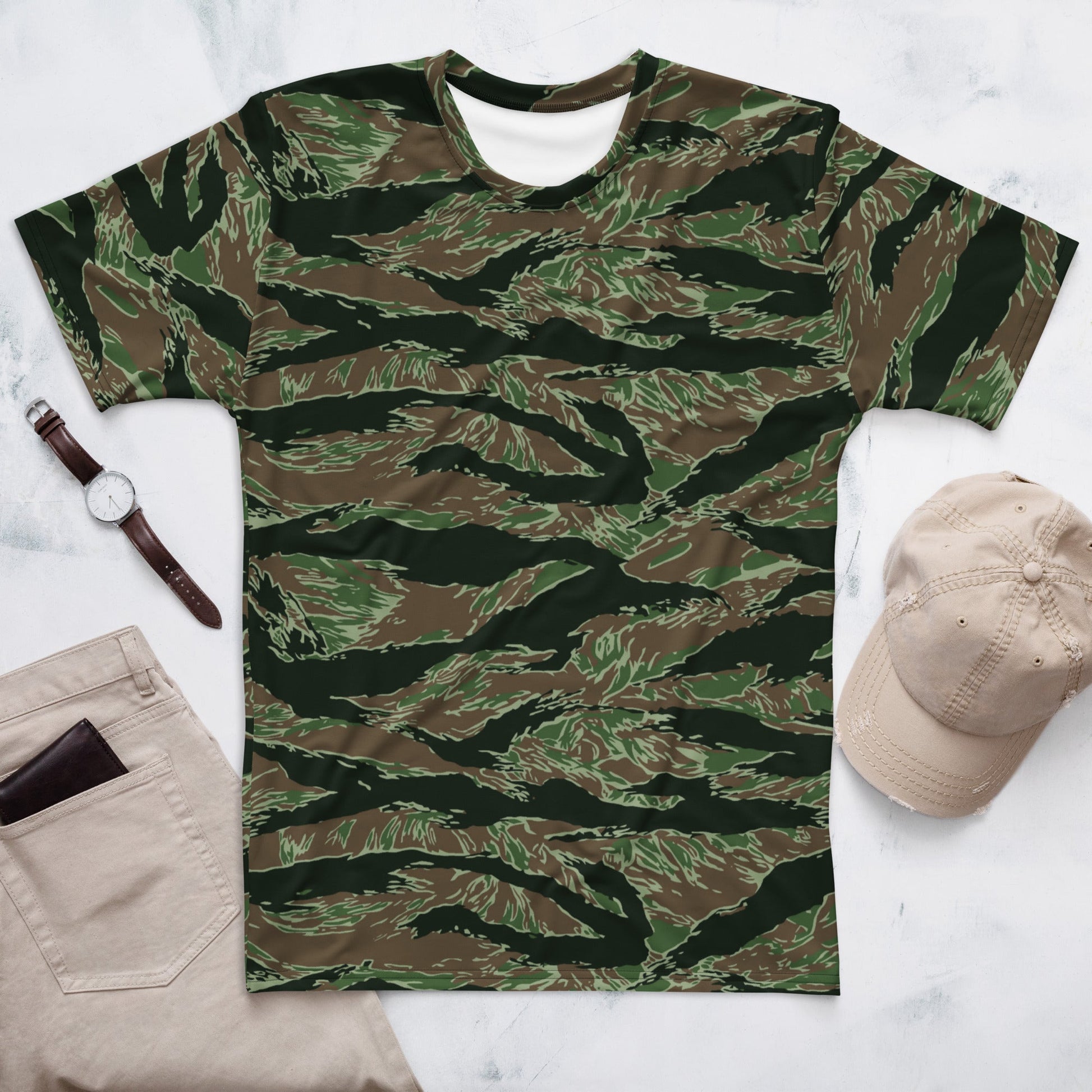 American Tiger Stripe Viper CAMO Mens t-shirt - XS - T-Shirts