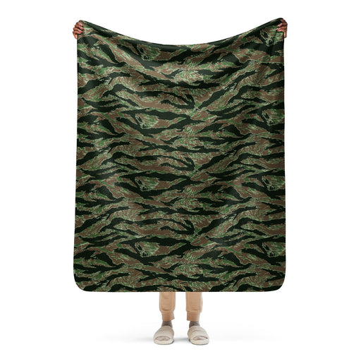 Tiger Stripe Viper CAMO Sherpa Blanket - 50″×60″