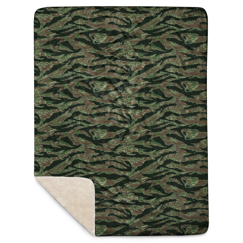 Tiger Stripe Viper CAMO Sherpa Blanket