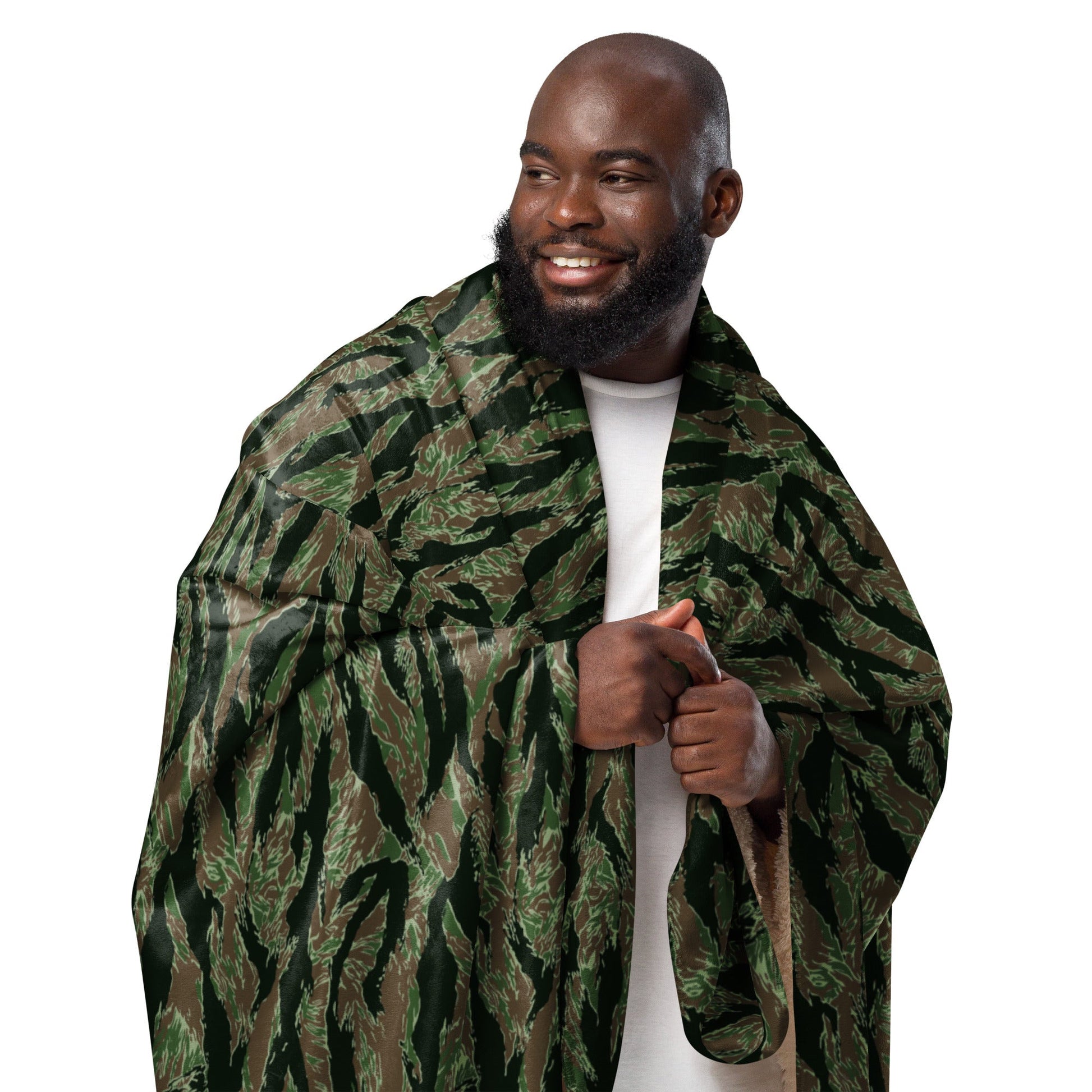 American Tiger Stripe Viper CAMO Sherpa blanket - Blankets