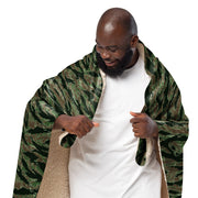 Tiger Stripe Viper CAMO Sherpa Blanket