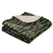 Tiger Stripe Viper CAMO Sherpa Blanket