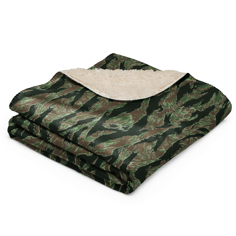 Tiger Stripe Viper CAMO Sherpa Blanket