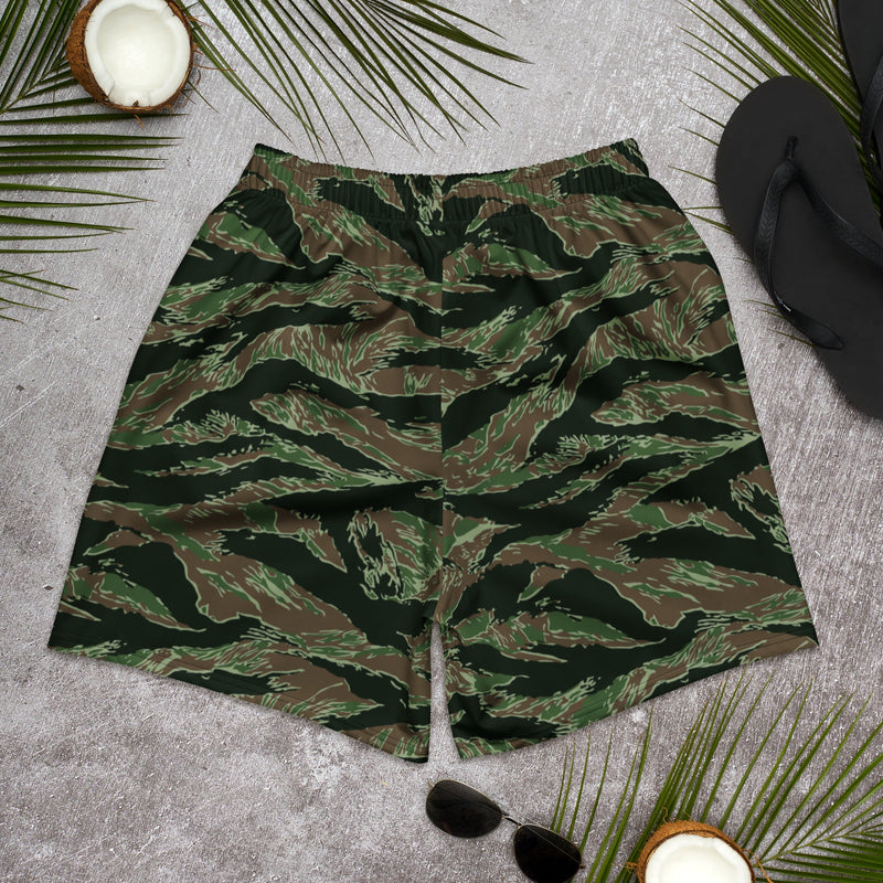 Tiger Stripe Viper CAMO Unisex Athletic Long Shorts
