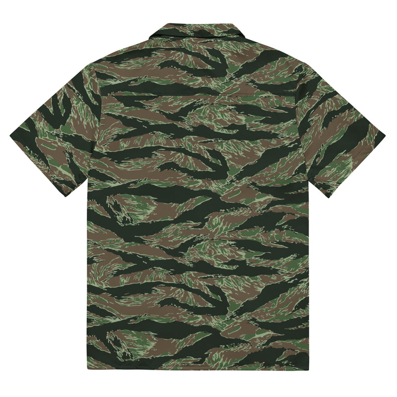 Tiger Stripe Viper CAMO Unisex Short-Sleeve Button Shirt
