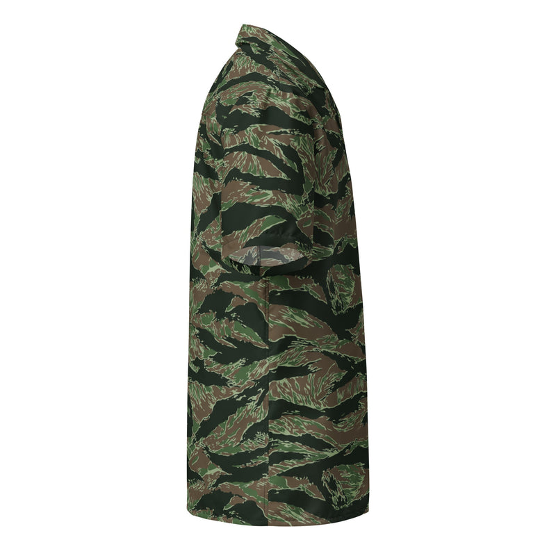 Tiger Stripe Viper CAMO Unisex Short-Sleeve Button Shirt