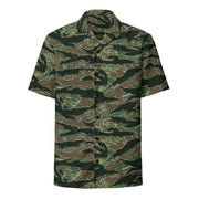 Tiger Stripe Viper CAMO Unisex Short-Sleeve Button Shirt