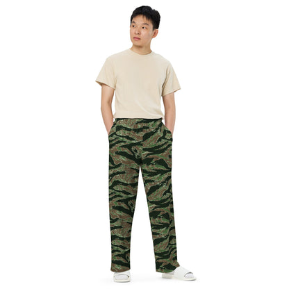 American Tiger Stripe Viper CAMO unisex wide-leg pants - Wide-leg Pants