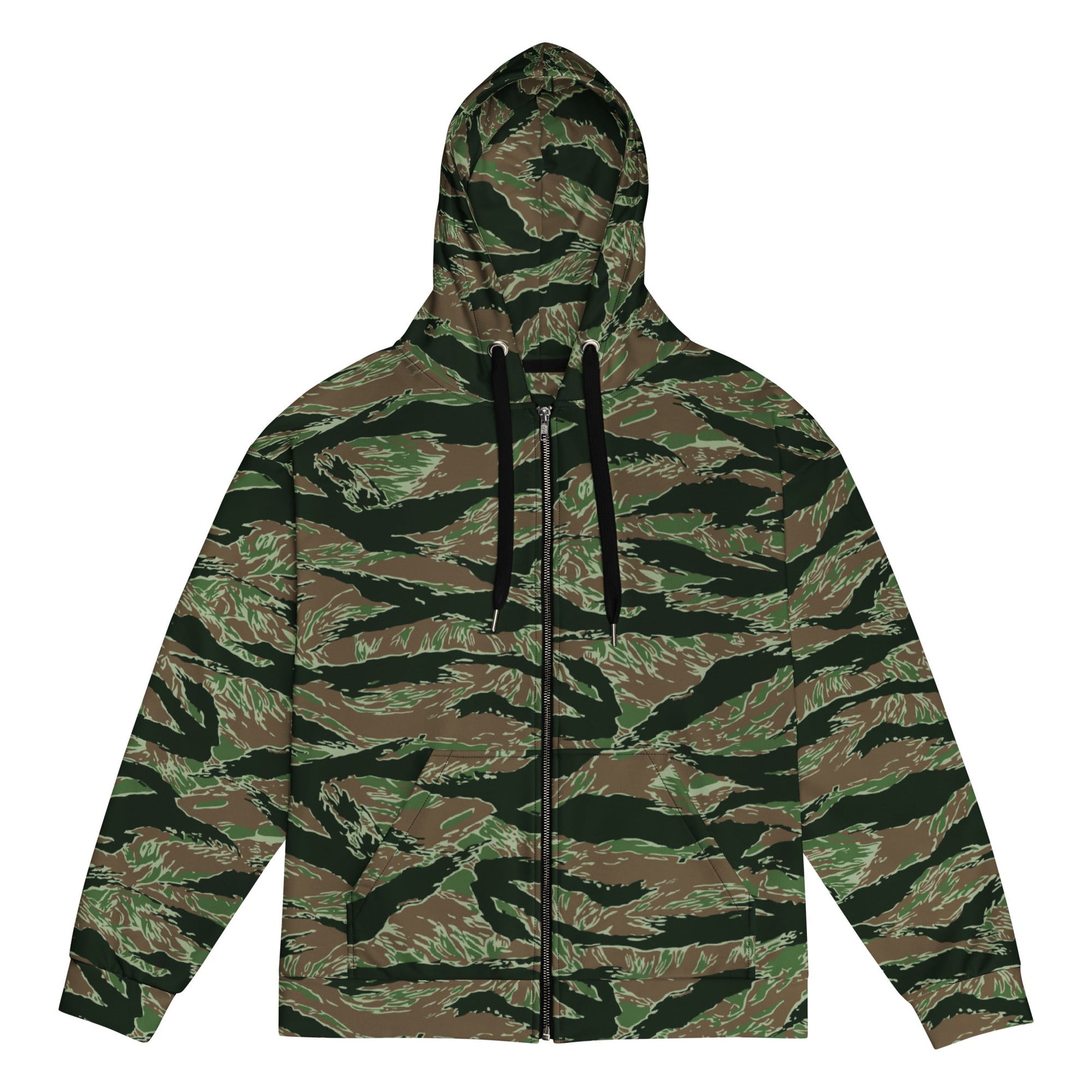 American Tiger Stripe Viper CAMO Unisex zip hoodie - 2XS - Zip Hoodies