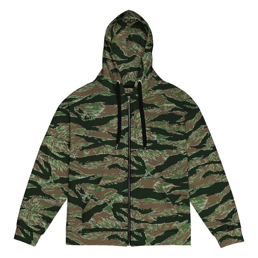 American Tiger Stripe Viper CAMO Unisex zip hoodie - 2XS - Zip Hoodies
