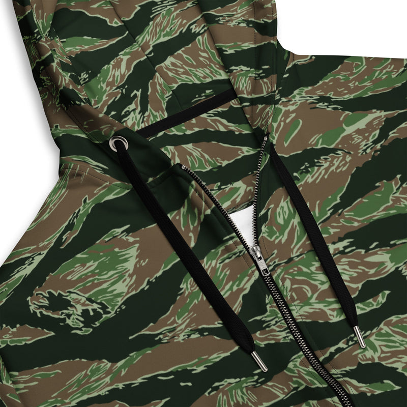 Tiger Stripe Viper CAMO Unisex Zip Hoodie