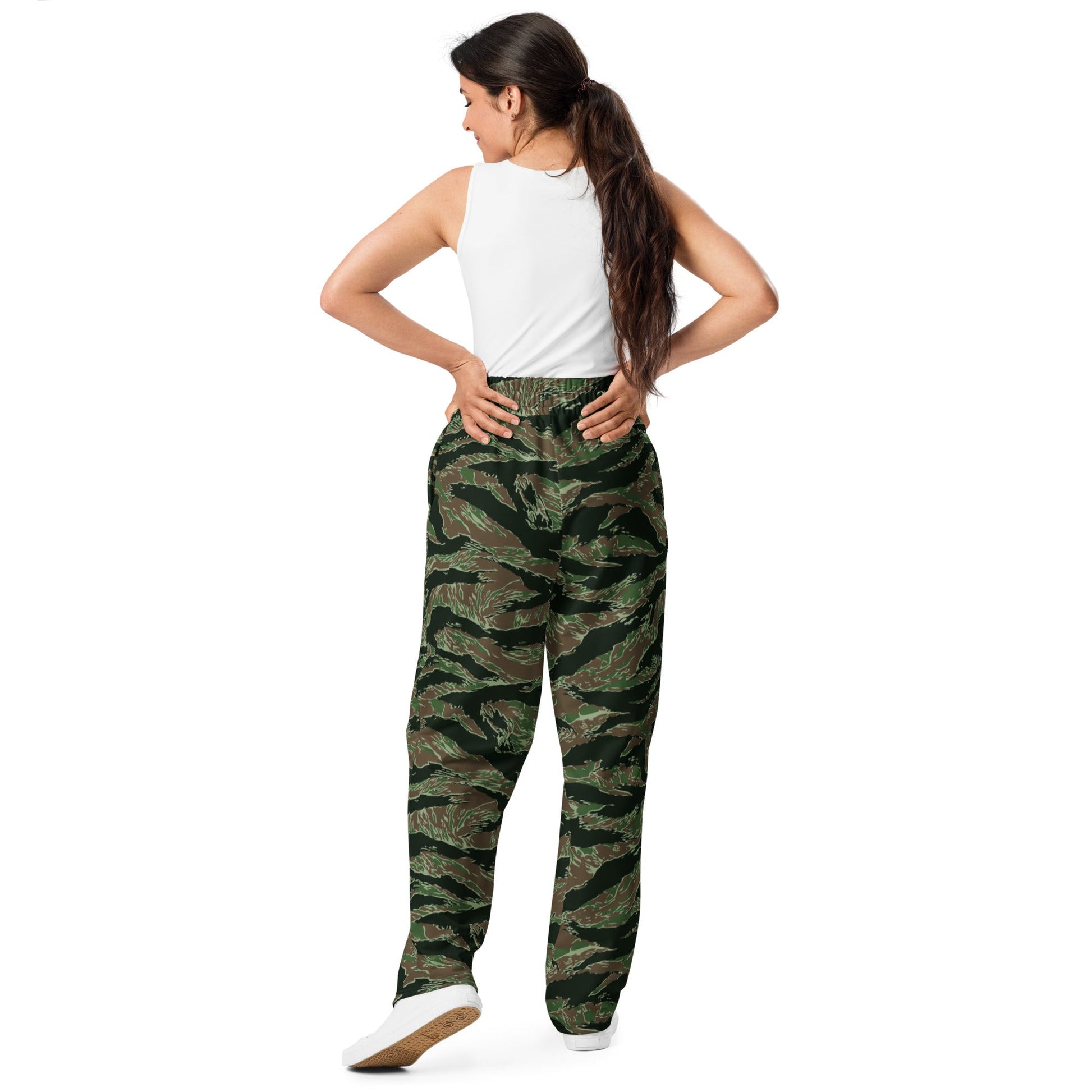 American Tiger Stripe Viper CAMO Wide-leg joggers - Joggers