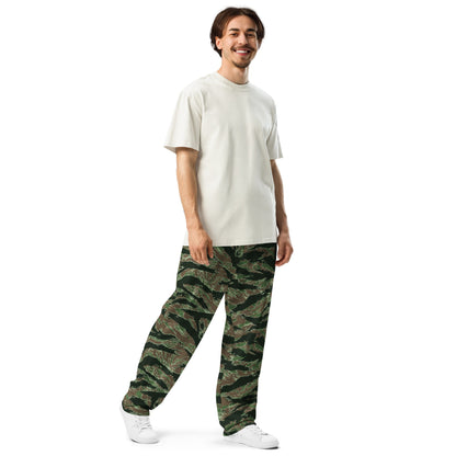 American Tiger Stripe Viper CAMO Wide-leg joggers - Joggers