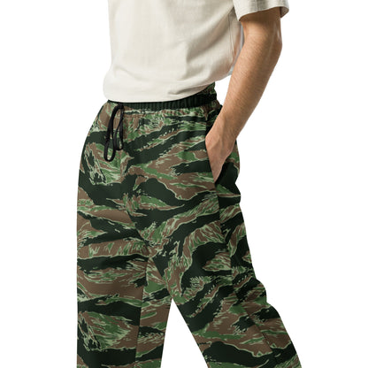 American Tiger Stripe Viper CAMO Wide-leg joggers - Joggers