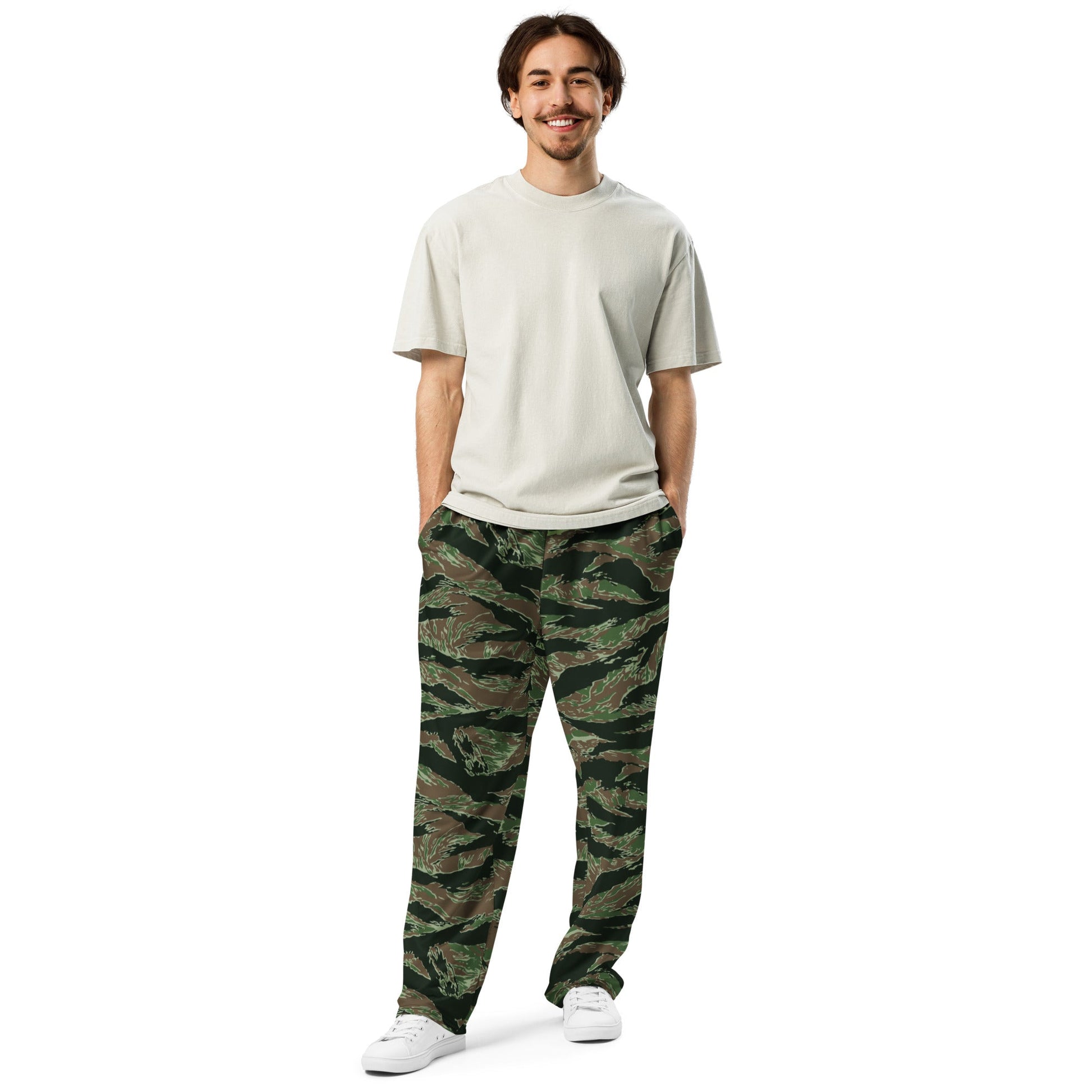 American Tiger Stripe Viper CAMO Wide-leg joggers - Joggers