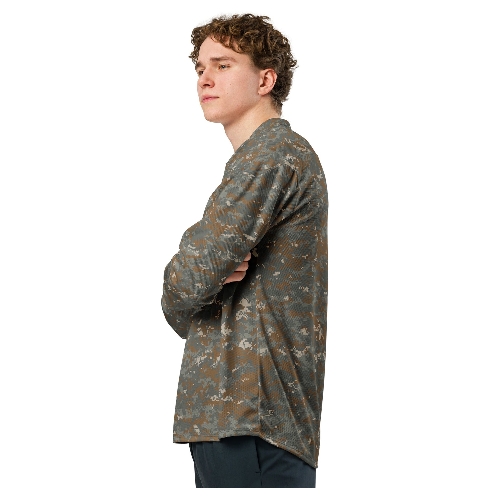 American Universal Camouflage Pattern DELTA (UCP D) CAMO hockey fan jersey 2XS Hockey Jerseys