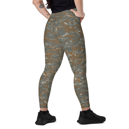 American Universal Camouflage Pattern DELTA (UCP-D) CAMO Leggings with pockets - 2XS - Womens With Pockets