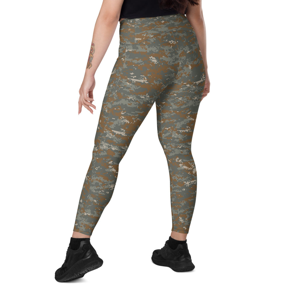 American Universal Camouflage Pattern DELTA (UCP-D) CAMO Leggings with pockets - Womens With Pockets