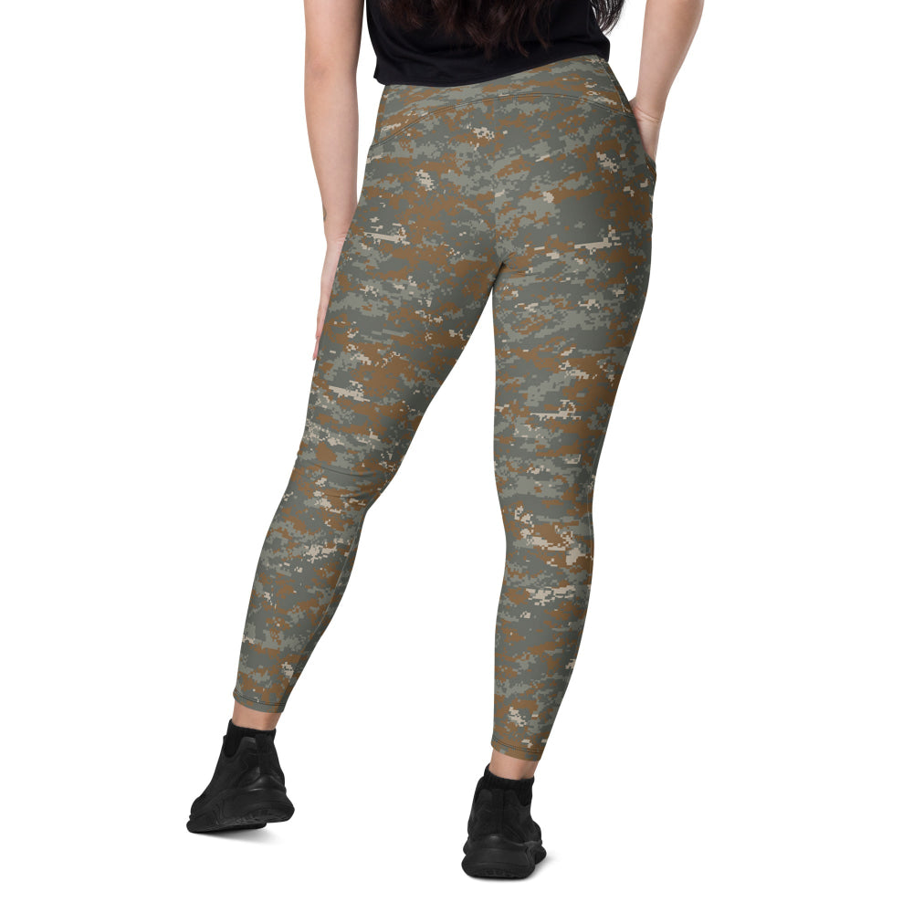 American Universal Camouflage Pattern DELTA (UCP-D) CAMO Leggings with pockets - Womens With Pockets