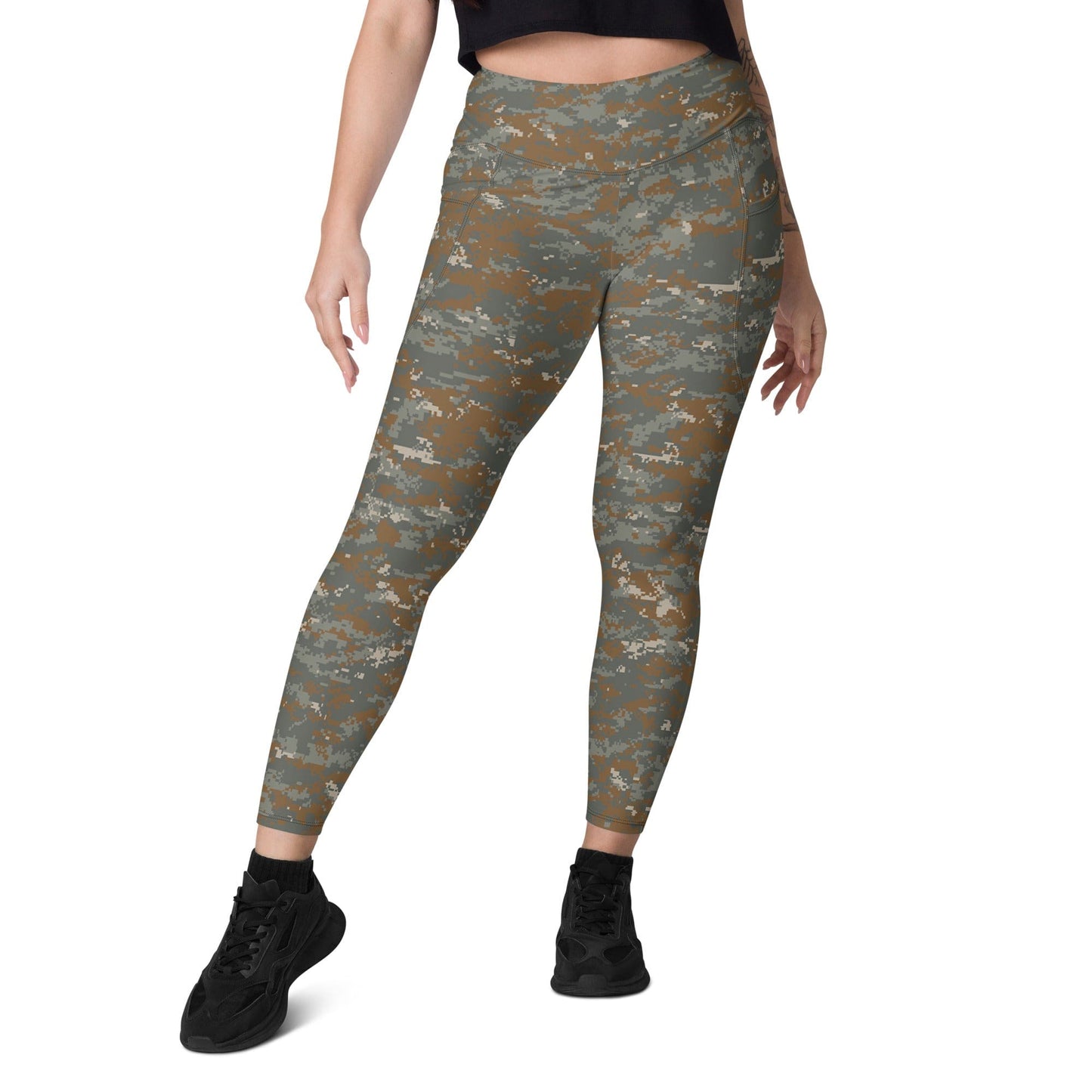 American Universal Camouflage Pattern DELTA (UCP-D) CAMO Leggings with pockets - Womens With Pockets