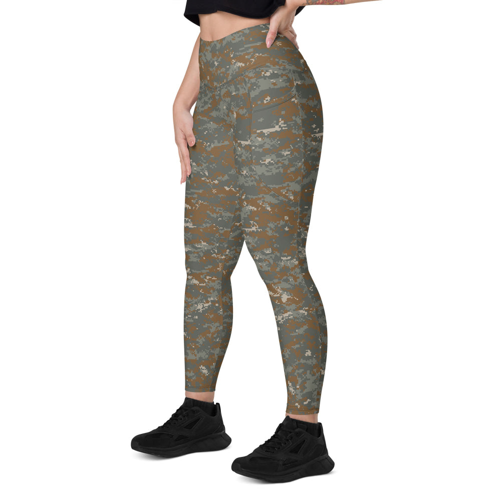 American Universal Camouflage Pattern DELTA (UCP-D) CAMO Leggings with pockets - Womens With Pockets