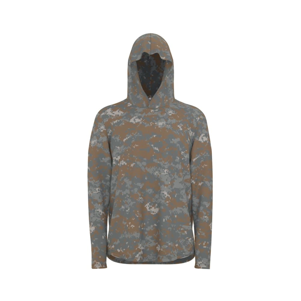American Universal Camouflage Pattern DELTA (UCP-D) CAMO Men’s Sunscreen Sports Hoodie With Thumb Holes - Mens Sunscreen Sports Hoodie