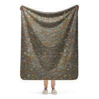 American Universal Camouflage Pattern DELTA (UCP-D) CAMO Sherpa blanket - 50″×60″