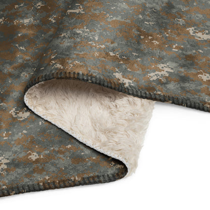 American Universal Camouflage Pattern DELTA (UCP-D) CAMO Sherpa blanket - Blanket