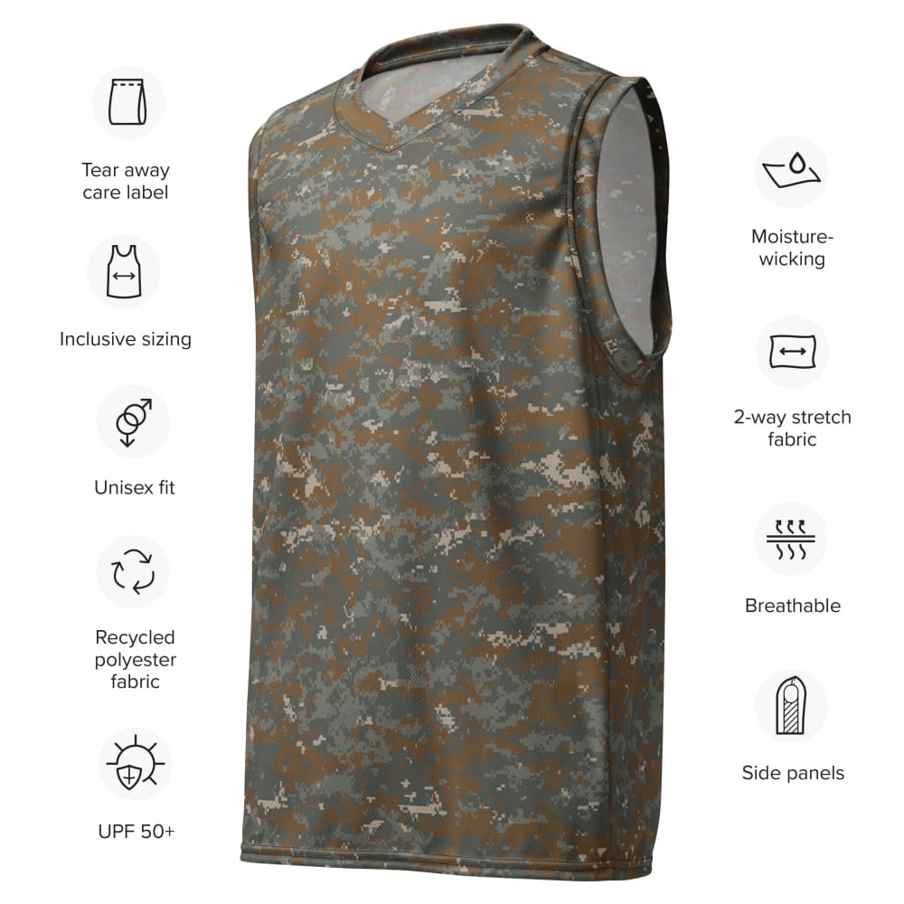 American Universal Camouflage Pattern DELTA (UCP-D) CAMO unisex basketball jersey