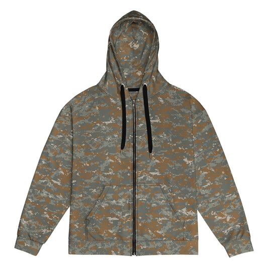 American Universal Camouflage Pattern DELTA (UCP D) CAMO Unisex zip hoodie 2XS Zip Hoodies