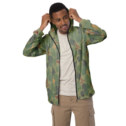 American USMC Wine Leaf Mitchell CAMO Men’s windbreaker - Mens Windbreaker