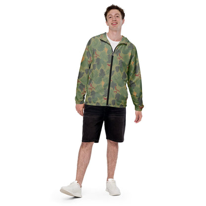 American USMC Wine Leaf Mitchell CAMO Men’s windbreaker - Mens Windbreaker