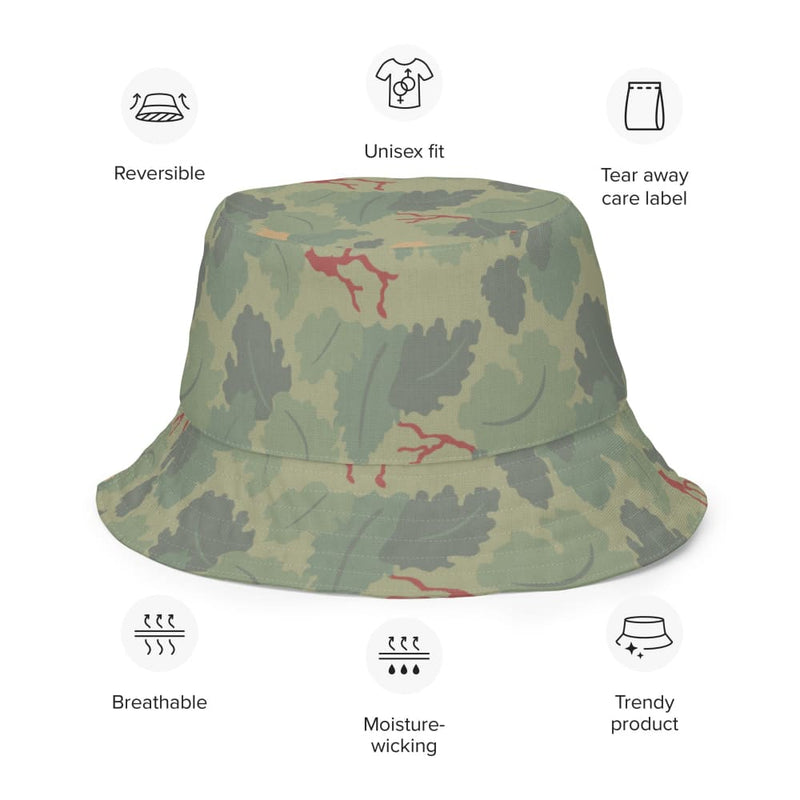 American USMC Wine Leaf Mitchell CAMO Reversible bucket hat