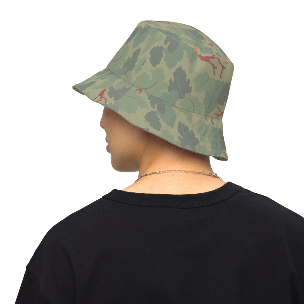 American USMC Wine Leaf Mitchell CAMO Reversible bucket hat - Bucket Hat