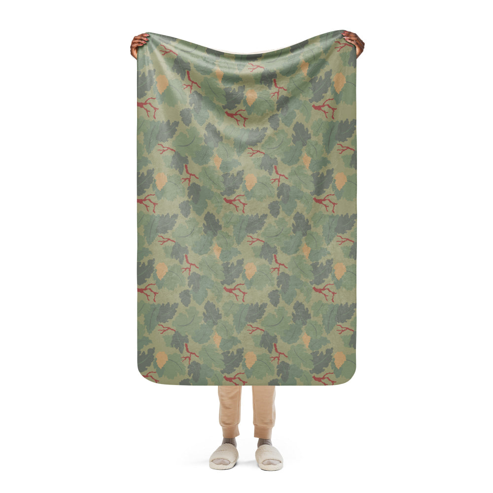 American USMC Wine Leaf Mitchell CAMO Sherpa blanket - 37″×57″ - Blanket