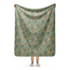 American Wine Leaf Mitchell CAMO Sherpa blanket - 50″×60″