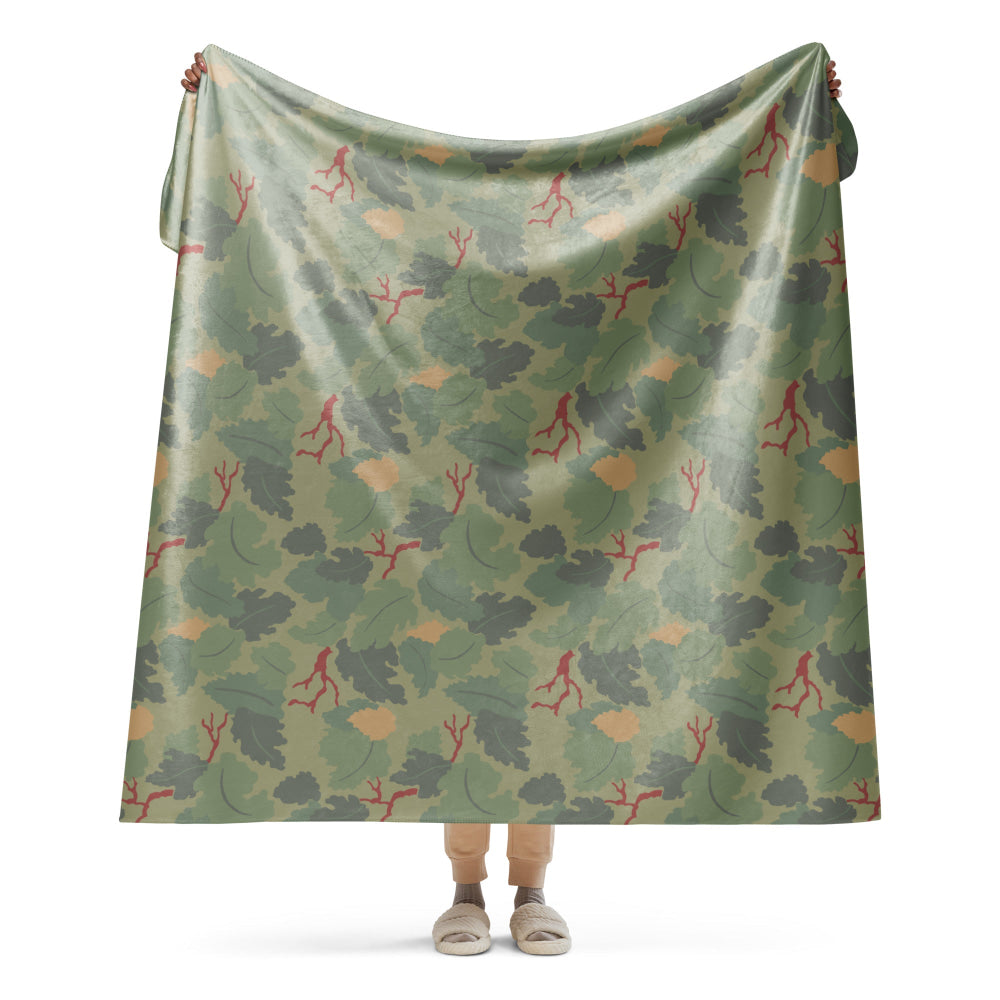 American USMC Wine Leaf Mitchell CAMO Sherpa blanket - 60″×80″ - Blanket