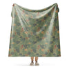 American Wine Leaf Mitchell CAMO Sherpa blanket - 60″×80″