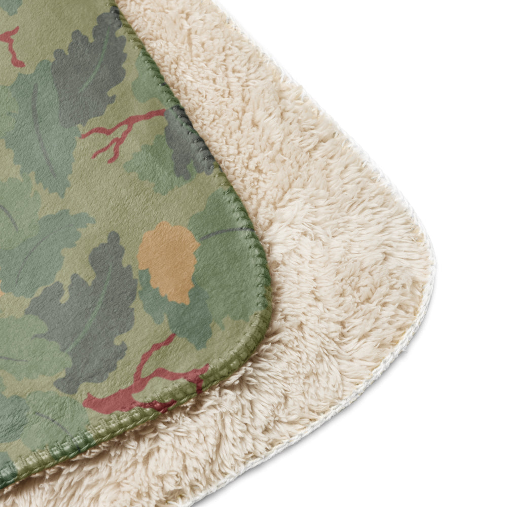 American USMC Wine Leaf Mitchell CAMO Sherpa blanket - Blanket