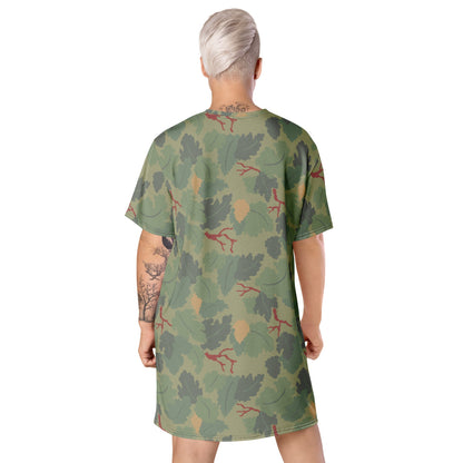 American USMC Wine Leaf Mitchell CAMO T-shirt dress - Womens T-Shirt Dress