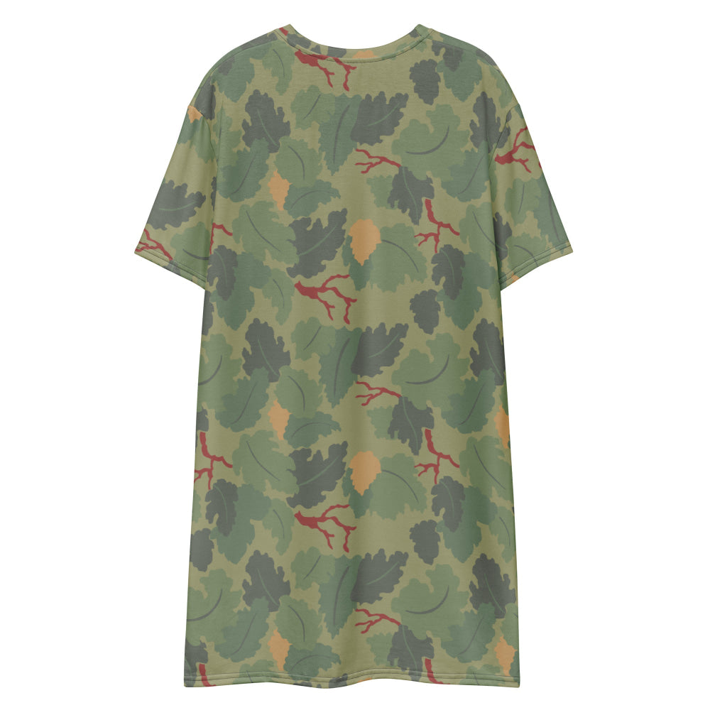 American USMC Wine Leaf Mitchell CAMO T-shirt dress - Womens T-Shirt Dress