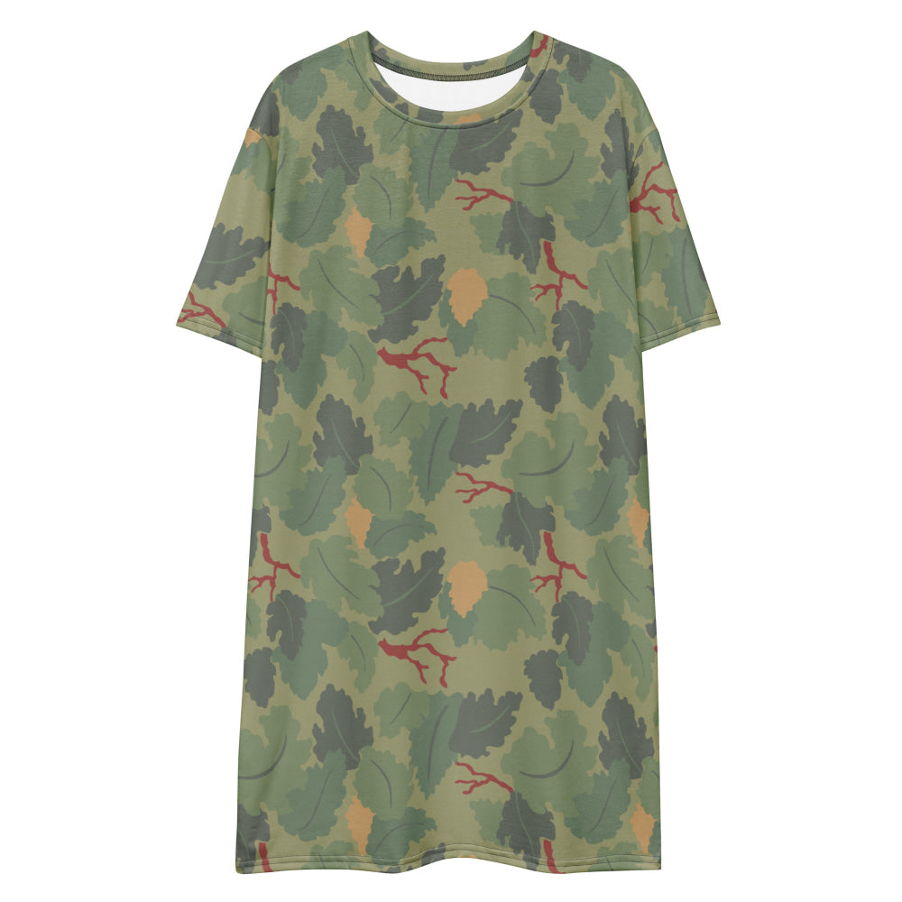 American USMC Wine Leaf Mitchell CAMO T-shirt dress - Womens T-Shirt Dress