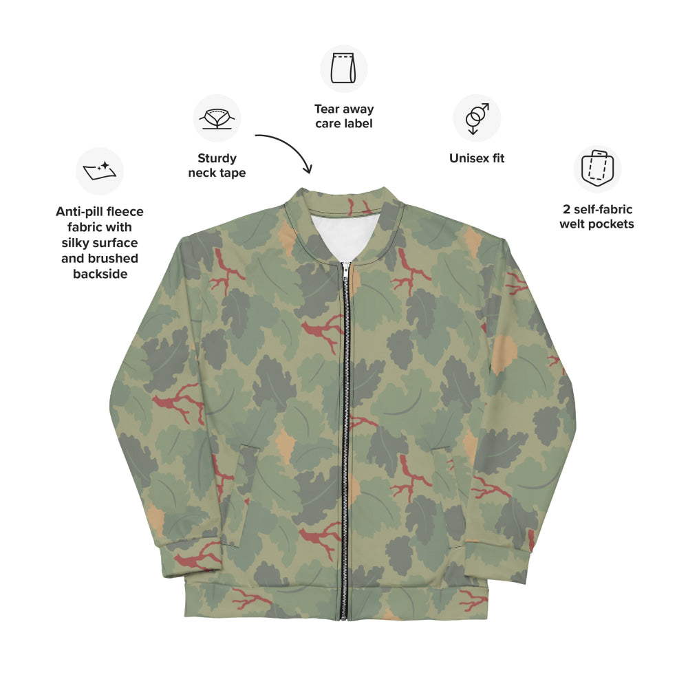 American USMC Wine Leaf Mitchell CAMO Unisex Bomber Jacket