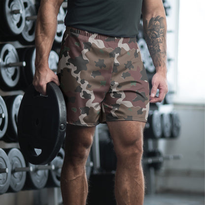 American WW2 Experimental CAMO Unisex Athletic Long Shorts - 2XS