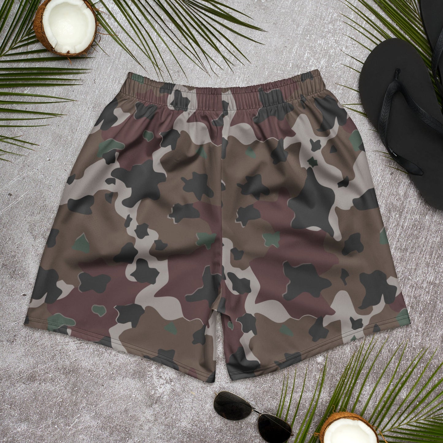 American WW2 Experimental CAMO Unisex Athletic Long Shorts