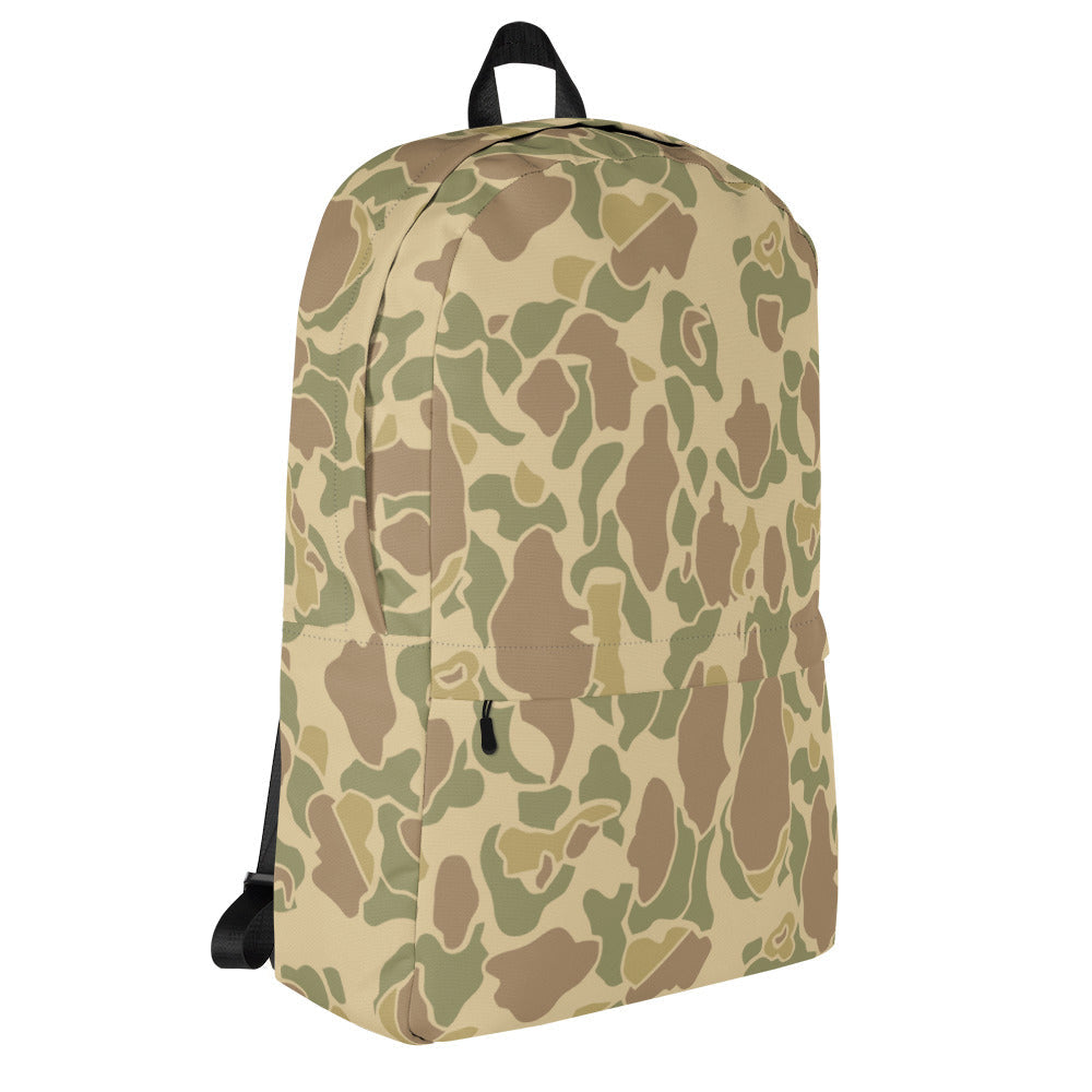 American WW2 M1942 Frog Skin Beach CAMO Backpack