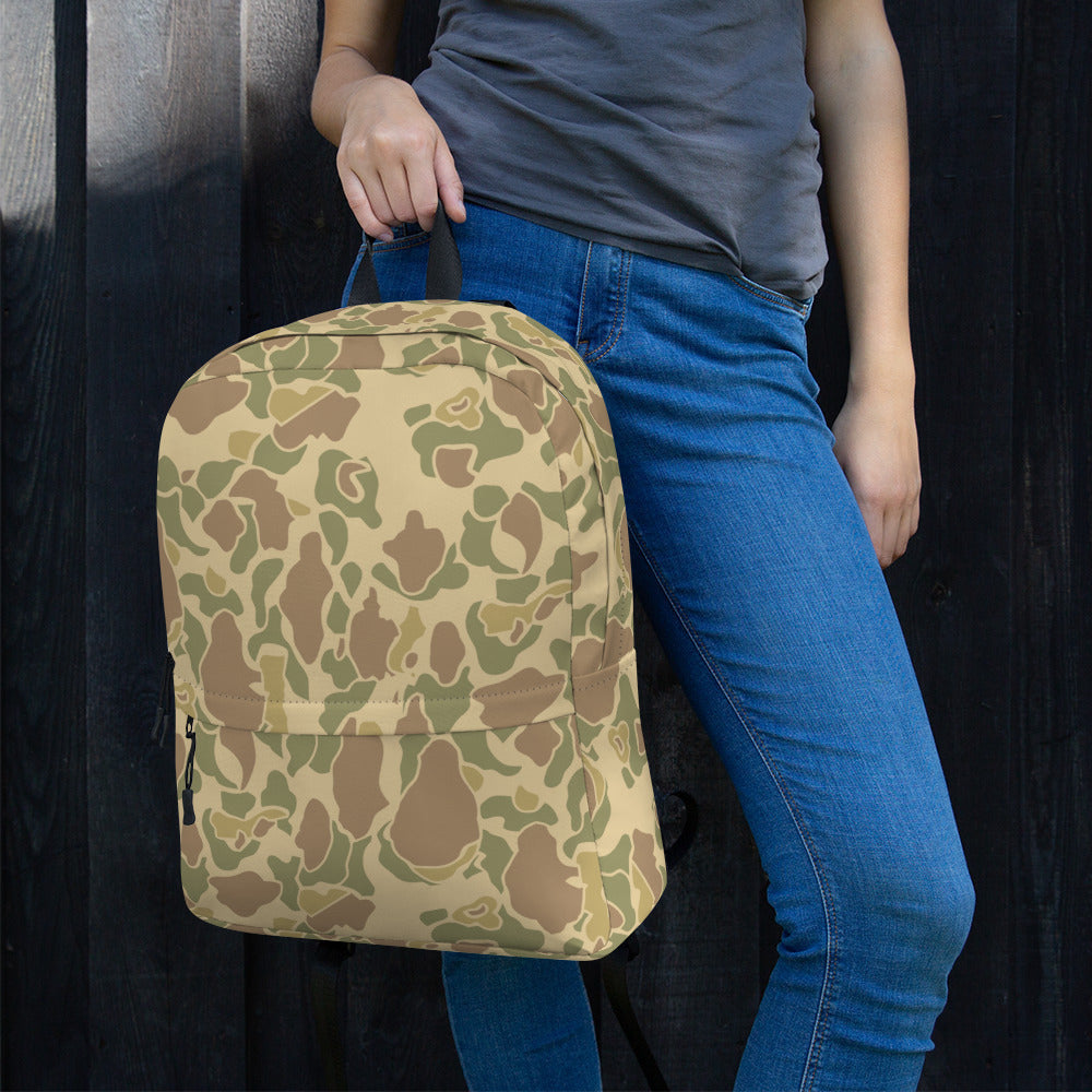 American WW2 M1942 Frog Skin Beach CAMO Backpack