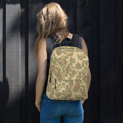 American WW2 M1942 Frog Skin Beach CAMO Backpack