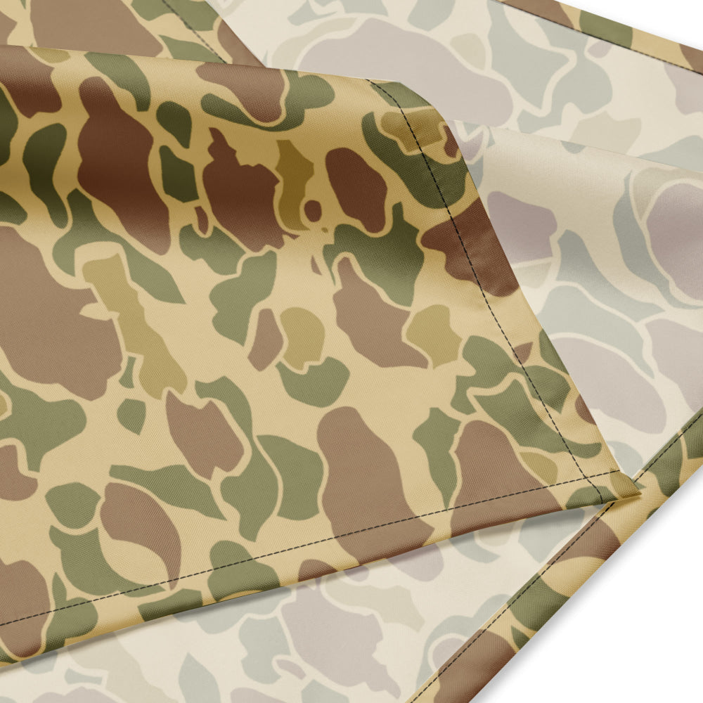 American WW2 M1942 Frog Skin Beach CAMO bandana - Bandana